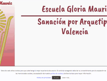 Tablet Screenshot of gloriaarquetipos.com